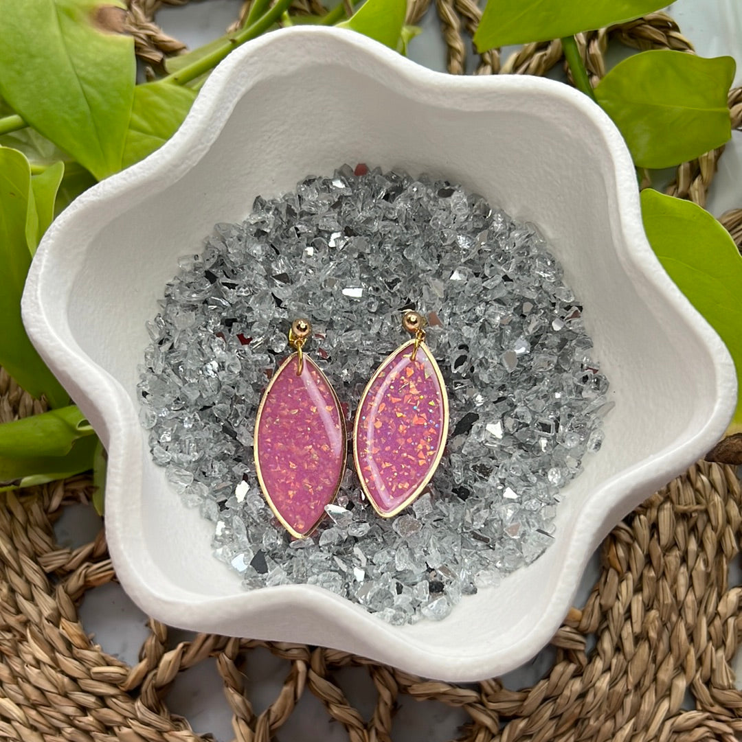 Pink Opal Dangles