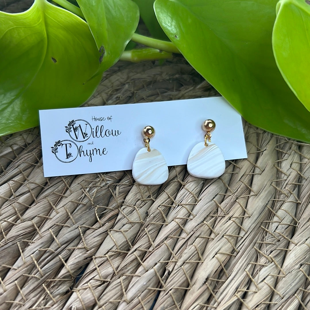 Classique White Mini Dangles